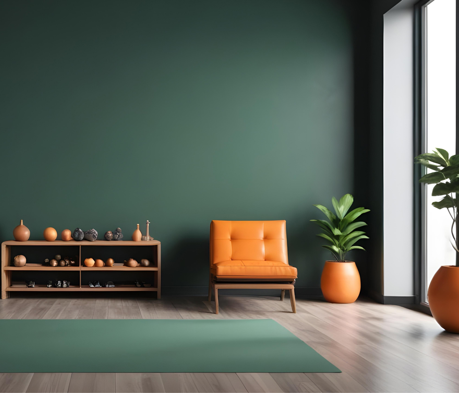 Вариант покрытия в жилом помещении